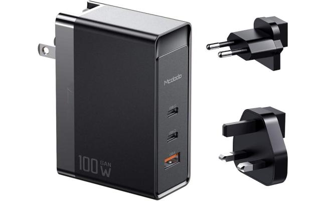 Mcdodo Ch-8101 USB And 2 Type-C Ports Charging Adapter(100W)